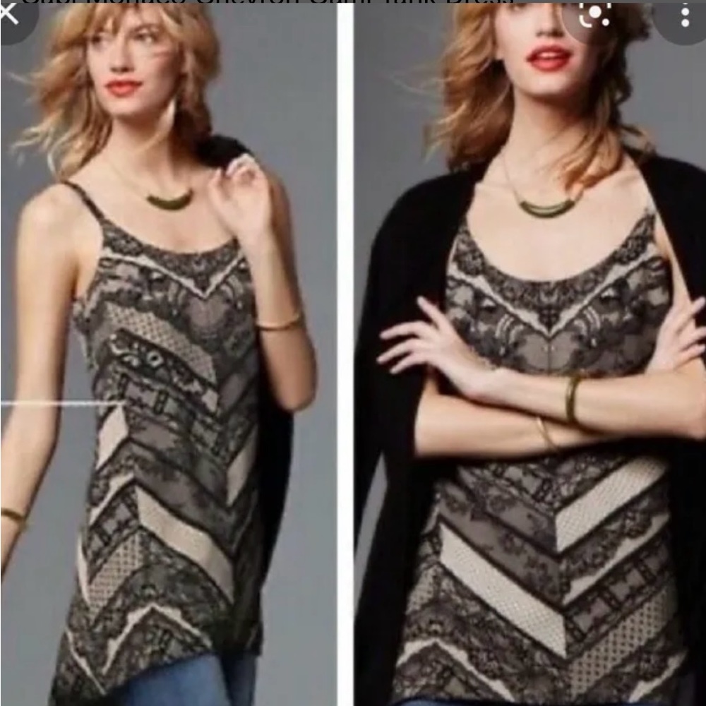 CABI MONACO CHEVRON TANK DRESS …….276